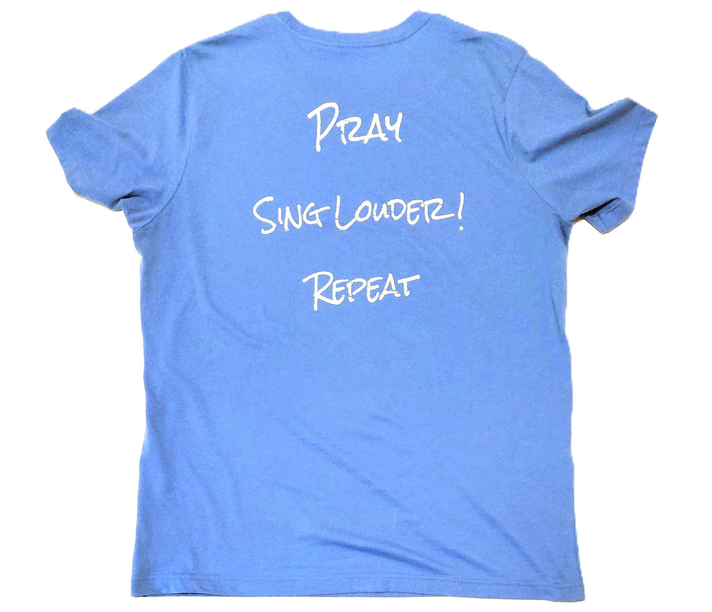Lord Rocs Apparel Sing Louder T-Shirt Blue
