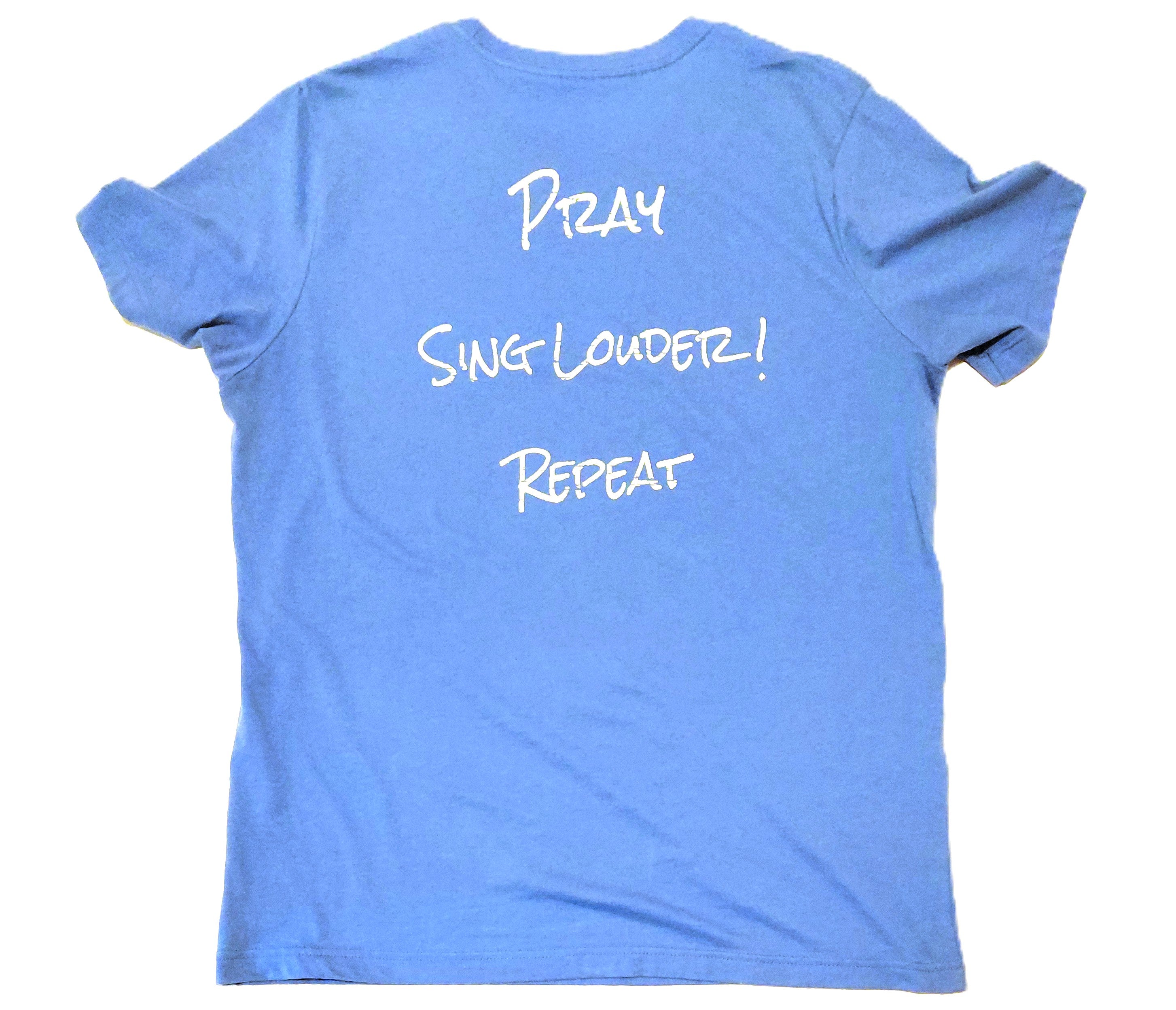 Lord Rocs Apparel Sing Louder T-Shirt Blue